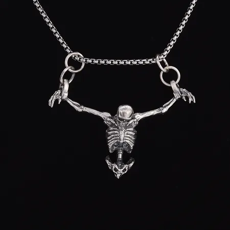 Imagen de producto de: Collar de calavera colgante