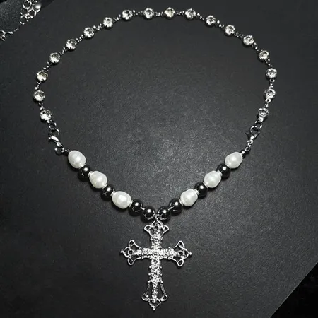 Imagen de producto de: Collar Cruz de Perlas