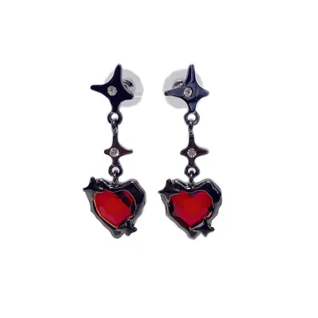 Imagen de producto de: Aretes Red Gothic Heart
