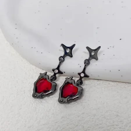 Imagen de producto de: Aretes Red Gothic Heart